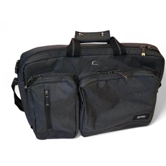 Soho New York Duane Hybrid Briefcase Backpack NO CROSSBODY STRAP - Picture 1 of 11